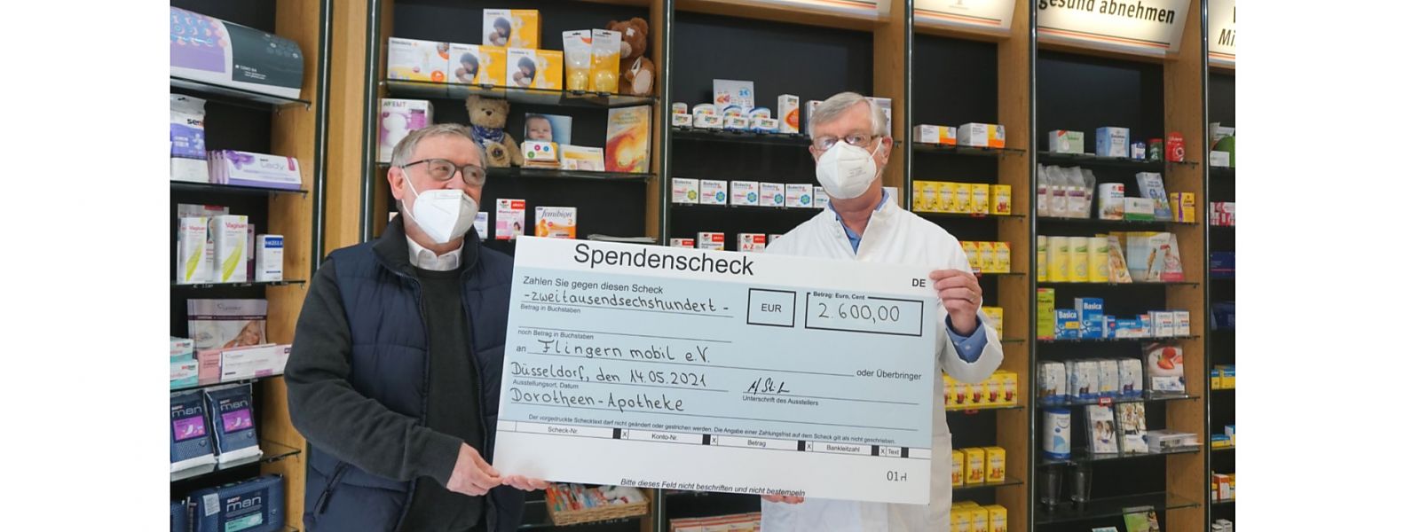 Masken-Eigenbeteiligung für unsere Überlebenshilfe